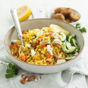 bloemkoolcouscous met groenten