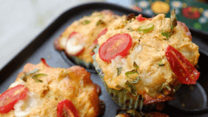 havermoutmuffins met pesto