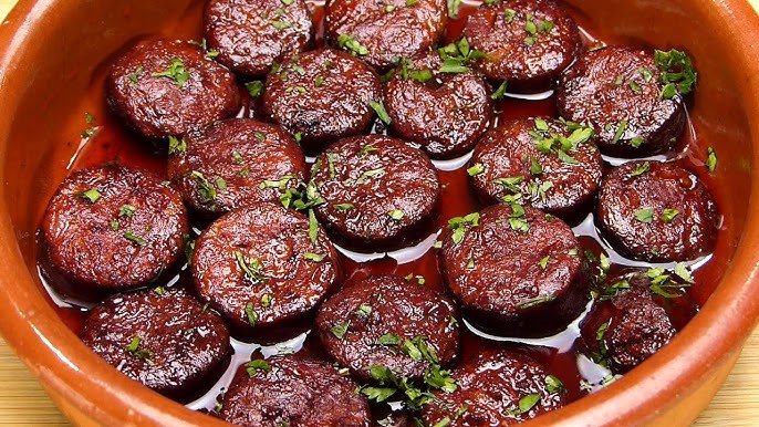 Spaanse Chorizo in rode wijn