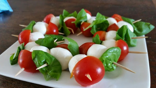 Caprese spiesjes