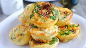 Quinoa frittata met courgette