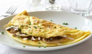 omelet met kaas