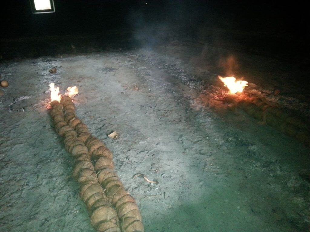 Oven met aangestoken cellen voor kokosolie productie