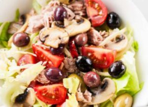 tonijnsalade met champignons