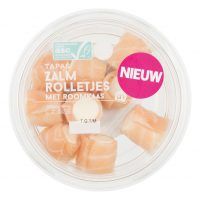Zalmrolletjes met roomkaas en dille